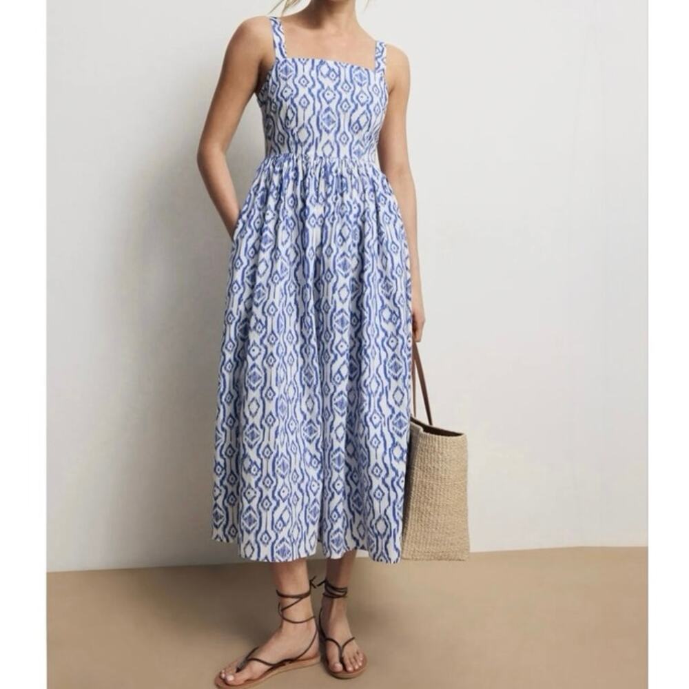 Area Stars Lea blue abstract casual  Dress Small